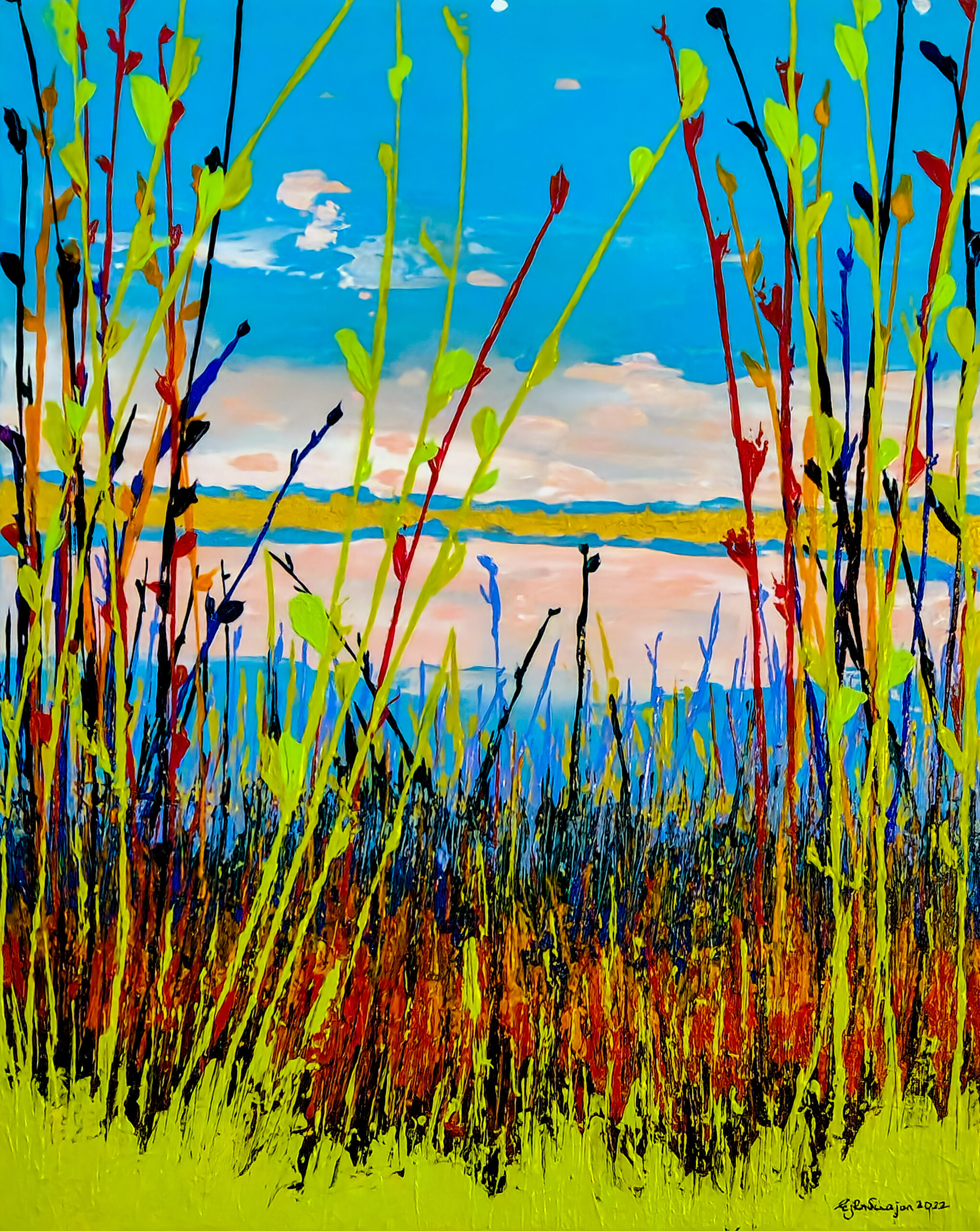 Evocative Rich Grass Field, Earl Sinajon